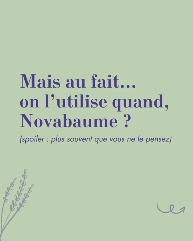 Vous avez Novabaume… mais vous ne savez pas toujours quand l’utiliser ?
(ou vous hésitez à l’avoir dans votre sac ?)
Ce post est pour vous. 🫵

Brûlure, coupure, ampoule, frottement, démangeaison ?
✨Novabaume agit vite, apaise, protège, répare, et prévient !
✨ Pour vous, vos enfants, vos randos, vos vacances, votre quotidien.
✨Un seul baume. Des dizaines d’usages. 

→ Plus besoin de 10 produits dans la trousse à pharmacie.
→ Plus besoin de réfléchir.
→ Juste un réflexe : hop, Novabaume.

💬 Et vous, pour quoi l’utilisez-vous ?

Dites-le en commentaire ⬇️
Et enregistrez ce post pour ne pas oublier !

#novabaume #baumemagique #soindelapeau #hydratation #bobosduquotidien

#supermaman #videdemaman #madeinfrance #bretagne #carantec #baiedemorlaix